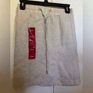 Ellen Tracy Light Beige Skort